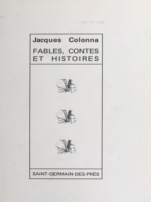 cover image of Fables, contes et histoires
